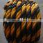 high strength 5mm tiger rope twisted cord (polyethylene) pe rope sisal rope