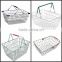 high quality hanging stainless steel shopping wire mesh basket
