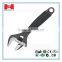2016 New arrival small adjustable wrench with 5 sizes 6", 8", 10", 12", 15"