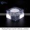 Hot Sales Promotional Clear Squared Crystal Candle Holder