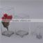 handblown tall square glass vases cheap