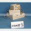 2015 antique new design decorative handmade unfinished small timber crate for plant