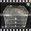 2016 Handmade Acrylic Makeup Organizer ,plexiglass Display Box,luite Drawer Box