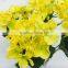 Yellow hydrangea flowers artificial
