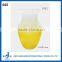 home decoration yellow frosted glass flower pot