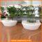 multifunctional shopping mall fiberglass stool chair with flowerpot