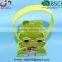 BSCI Audit factory beautiful non-woven felt frog shape basket, Easter decoration colorful baskets