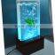 Product Waterproof Display Water Bubble Tank With Led Light