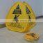 Pocket Pop-up floor safty cone sign 16inches