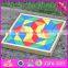 2016 new design educational bloccks toy wooden kids puzzles W14A182