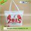 Promotional new model sales canvas beach tote bag