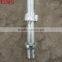 Q345 steel cuplock scaffolding standard with forged top cup