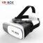 2016 Hot Selling Virtual Reality Glasses Case Plastic Google Cardboard 3D VR BOX 2.0 Adjustable 3D VR