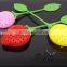 Super Cute Fantastic Strawberry Design Silicone Tea Infuser Strainer Teapot Teacup