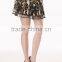 2016 new arrival women fashion leopard layered skirt factory price