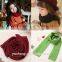 Newest Style baby girl Easy-taking Organic wide Cotton plain Baby scarf