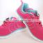 EVA outsole nice pink color low price women sport shoes