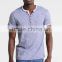 MGOO Top Selling Men's Half Sleeve T Shirt Button Down Plain Slim Fit T Shirt