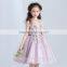 best quality purple handmade decoration girl party wear western dress