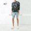 Top design men's denim short pants custom jean pants fashion shorts