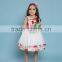 High quality cotton lining tulle layered flower girl dress