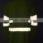100%polyester hi vis rib collar long sleeve wicking high visibility t-shirt