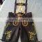 Short White Bavarian Lederhosen pant
