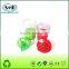 Double Wall Tumbler 16 oz Solid Color BPA Free Plastic Cup with Straw and Screw On Lid Travel Mug