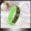 Fashion Women Charm Crystal Rhinestone Leather Wrap Bracelet