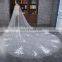 HSP1704 High Quality Lace Appliqued Veil Wedding Bridal Long Cathedral