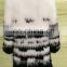 new arrrival black and white parka real fox fur long coat for women garment