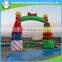 2014 Best selling outdoor inflatable christmas arches with santa and snow man