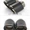 Akrapovic Carbon fiber exhaust muffler tips/exhaust end pipe for vw polo GTI/GOLf R exhaust