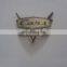 logo color engraved metal label for furniture