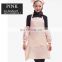 Factory price black waist apron with pocket for wholesale