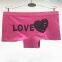 Yun Meng Ni Sexy Underwear Love Heart Printed Women's Boyshorts Cotton Women Boxer Lingerie