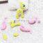 little pony shape eraser set DIY pony eraser set children funny eraser set