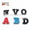 Factory supplier sticky hook and loop patch magic alphabets letter