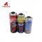 empty aerosol can with mental tin can