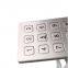 3x4 12 Keys Stainless Steel Numeric Keypad for Access Control