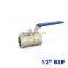 GOGO High quality 1PC Ball valve Stainless steel SS304 201 SS316L Small Ball Valve DN15 Female thread 1/2" BSP 2 way valve