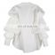 Fashion Puff Sleeve Shirts Women Blouse Buttons Casual Loose Solid Party Tops Long Sleeve Work Blusas Femininas Plus Size
