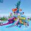 BIG water park Equipment swimming pool plastic slide for sale