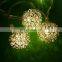 2020 New Arrival Iron Wire Ball String LED Battery Powered Metal Ball String Light