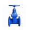 high pressure 4 inch DIN F4 ductile cast iron ggg50 resilient seated NRS sluice gate valve