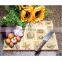 Tree shaped tempered glass cutting board cheap price