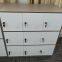 KD structure 9 door metal clothes locker white coffee color