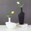 Personalised Tall Thin Large Big White Black Small Bore Ceramic Vase For Living Room TV Bench