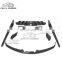 Farri 488 Notec dry carbon fiber front lip cover vent side skirt rear diffuser vents spoiler wing for 488 car parts