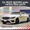 S63 S65 Carbon Fiber Parts Fit for S-class W222 S63/ S65 OE Carbon Fiber Front Lip Canard Side Skirts Mirror Cover Diffuser